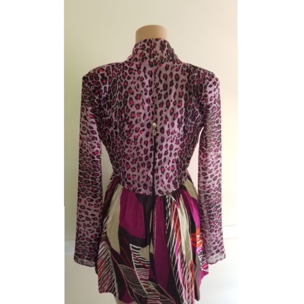 Low Cut Peplum Dress or Blouse - Picture 2 of 5